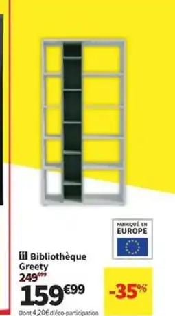 Conforama Bibliothèque greety offre