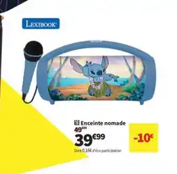 Conforama Enceinte nomade 499 offre