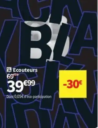 Conforama Ecouteurs offre