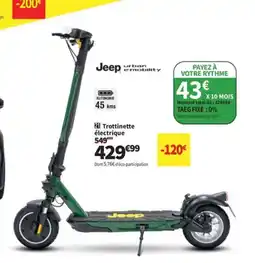 Conforama Trottinette électrique offre