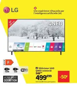 Conforama LG Téléviseur UHD QNED connecté offre
