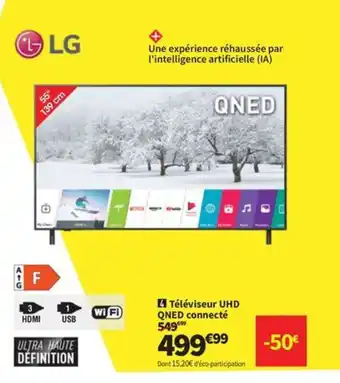 Conforama LG Téléviseur UHD QNED connecté offre