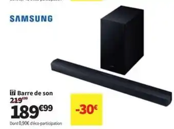Conforama SAMSUNG Barre de son offre