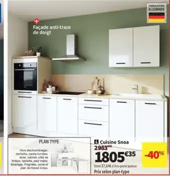 Conforama Cuisine Snoa offre