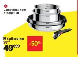 Conforama 5 pièces Inox offre