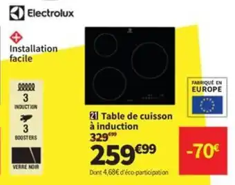 Conforama INDESIT Table de cuisson à induction offre