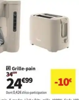 Conforama Grille-pain offre