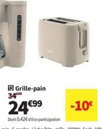 Conforama Grille-pain offre
