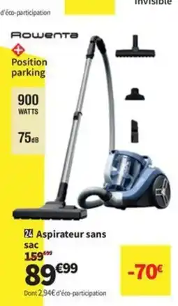 Conforama ROWENTA Aspirateur sans sac offre