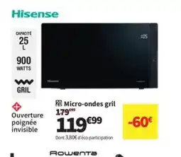 Conforama HISENSE Micro-ondes gril offre