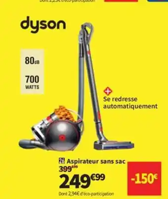 Conforama DYSON Aspirateur sans sac offre
