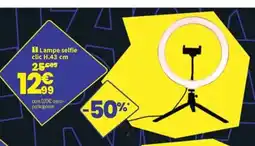 Conforama Lampe selfie clic offre