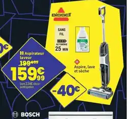Conforama BISSELL Aspirateur laveur offre