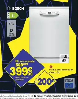 Conforama BOSCH Lave-vaisselle offre