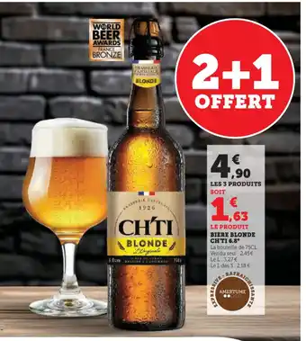 Hyper U CHITI 6.8 Biere blonde offre