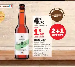 Hyper U L.B.F Biere offre