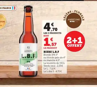 Hyper U L.B.F Biere offre