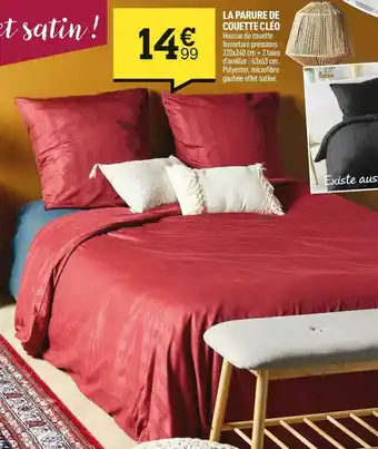 Centrakor La parure de couette cléo offre