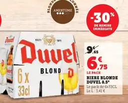 Hyper U DUVEL 8.5° Biere blonde offre