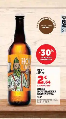 Hyper U HOUTHAKKER SESSION IPA 4.3° Beer offre