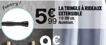 Centrakor La tringle à rideaux extensible offre