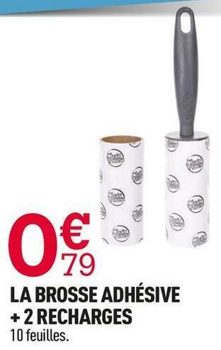 Centrakor La brosse adhésive + 2 recharges offre