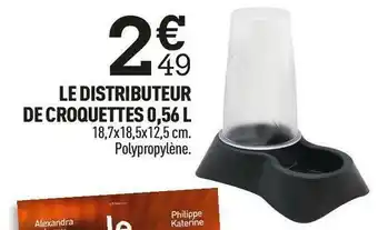 Centrakor Le distributeur de croquettes 0,56 l offre