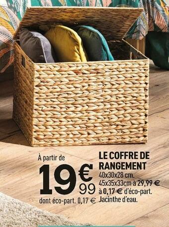 Centrakor Le coffre de rangement offre