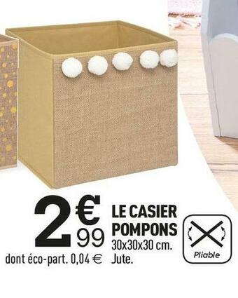 Centrakor Le casier pompons offre