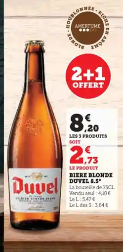 Hyper U DUVEL 8.5° Biere blonde offre