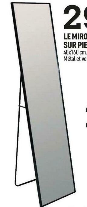 Centrakor Le miroir sur pied offre