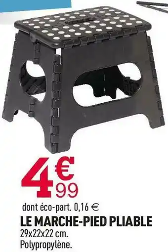 Centrakor Le marche-pied pliable offre