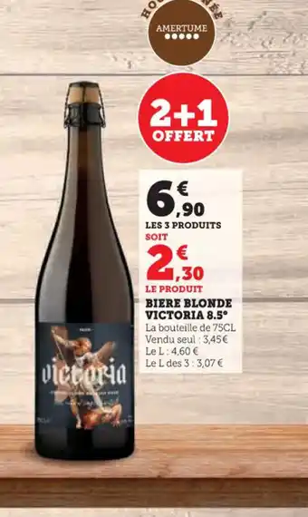 Hyper U VICTORIA 8.5° Biere blonde offre