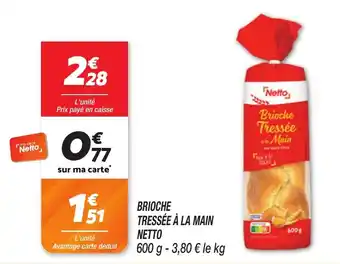 Netto Brioche tressée à la main netto offre