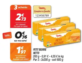 Netto Petit beurre netto offre