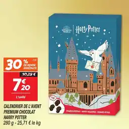 Netto Calendrier de l'avent premium chocolat harry potter offre
