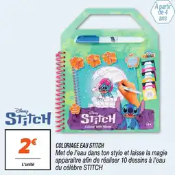 Netto Coloriage eau stitch offre
