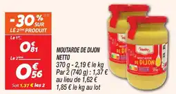 Netto Moutarde de dijon netto offre