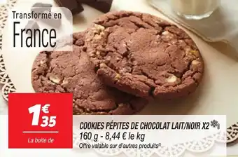 Netto Cookies pépites de chocolat lait noir x2 offre