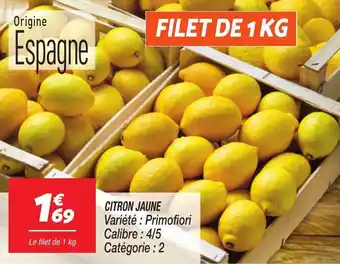 Netto Citron jaune offre