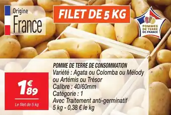 Netto Pomme de terre de consommation offre