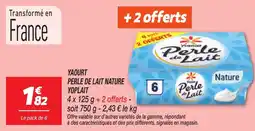 Netto Yaourt perle de lait nature yoplait offre