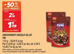 Netto Chococrunchy chocolat au lait fini offre