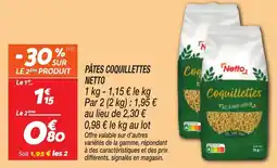 Netto Pâtes coquillettes netto offre