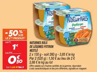 Netto Naturnes bols de légumes potiron nestlé offre