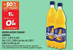 Netto Boisson gazeuse standard orangina offre