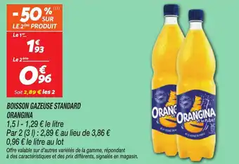 Netto Boisson gazeuse standard orangina offre