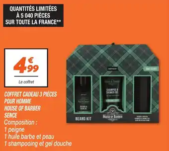 Netto Coffret cadeau 3 pièces pour homme house of barber sence offre