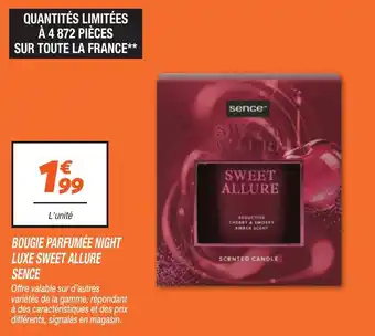 Netto Bougie parfumée night luxe sweet allure sence offre