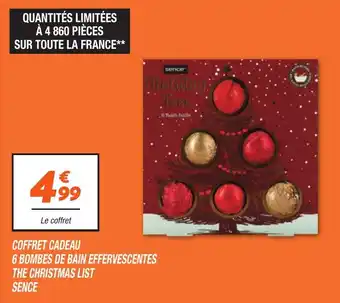 Netto Coffret cadeau 6 bombes de bain effervescentes the christmas list sence offre